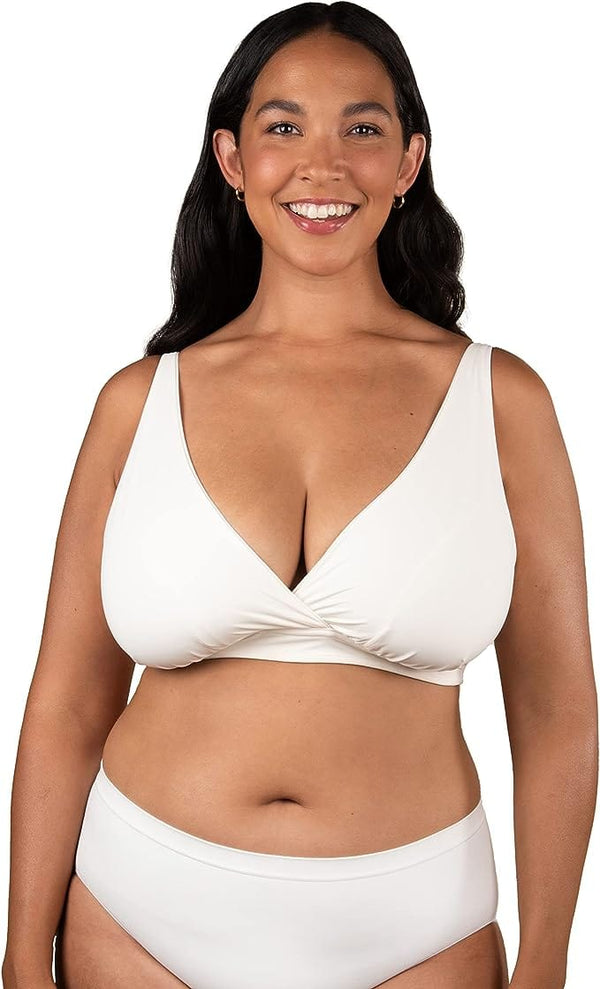 BRAVADO! DESIGNS Women's Ballet Nursing Bra for Breastfeeding Wireless Sleep Maternity Bra