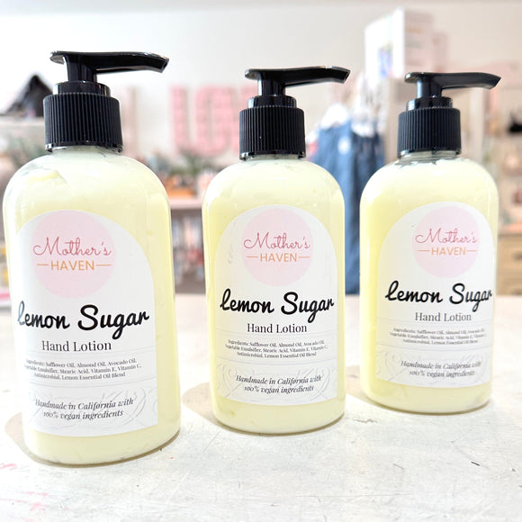 A Mother's Haven Lemon Sugar Hand Lotion
